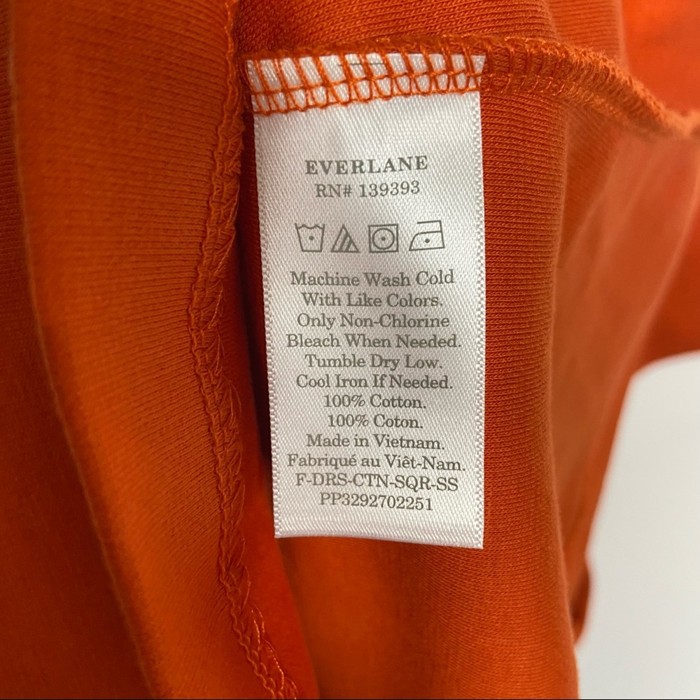 NWT Everlane Party of One Orange Dress - Picture 7 of 7